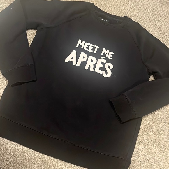 Brunette The Label Tops - BTl meet me apres sweatshirt M/L